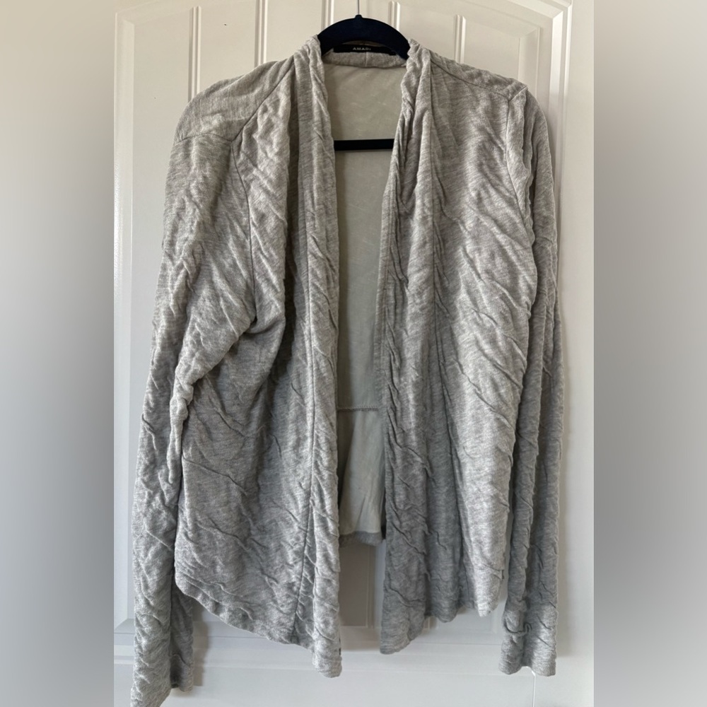Anthropologie Gray Women's  Peplum  L Sweater